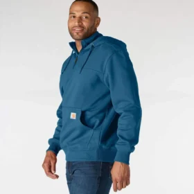 Men’s Paxton Water Repellent Heavyweight Quarter Zip Hoodie – Carhartt Rain Defender Hoodies