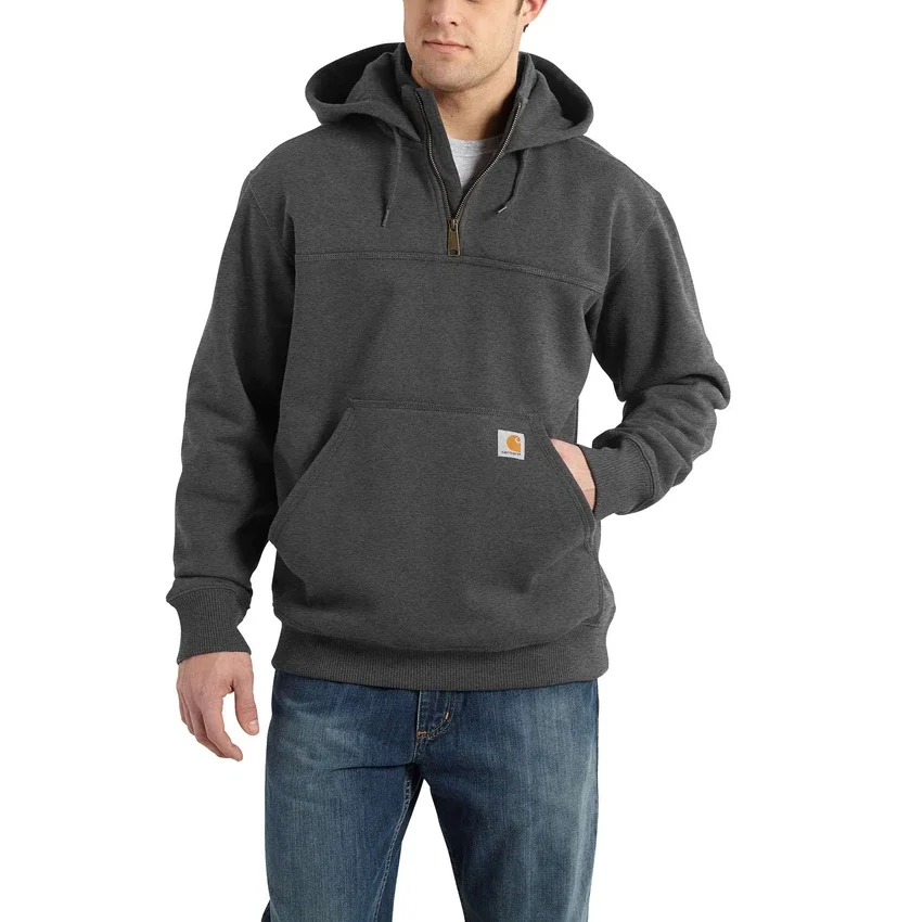 Men's Paxton Water Repellent Heavyweight Quarter Zip Hoodie - Carhartt Rain Defender Hoodies