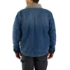 Men's Relaxed Fit Sherpa-Lined Denim Jacket