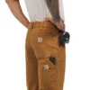 Men's Relaxed Straight Fit Rugged Flex Duck Double-Knee Work Pants
