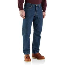 Men's Relaxed Straight Lined Work Jeans