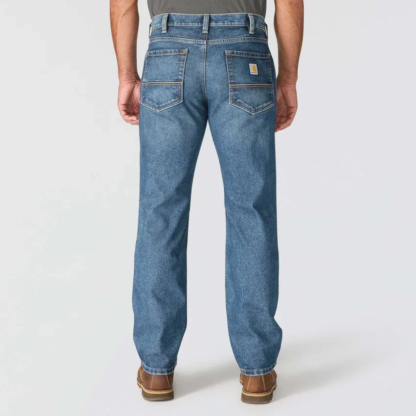 Men's Relaxed Straight Rugged Flex Work Jeans
