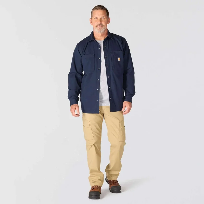 Men's Rigby Relaxed Fit Canvas Shirt Jac - Men's Shirt Jackets