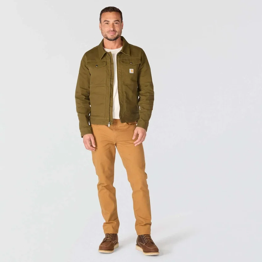 Men's Rugged Flex Relaxed Fit Canvas Duck Berwick Jacket
