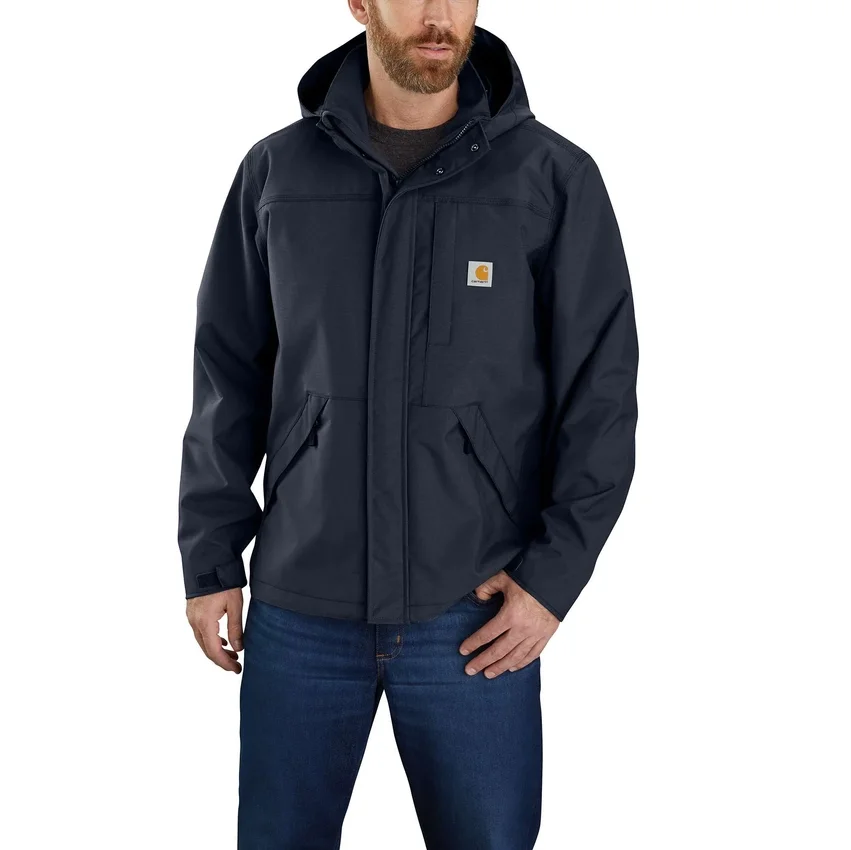 Men's Shoreline Breathable Waterproof Rain Jacket: Storm Defender Jacket