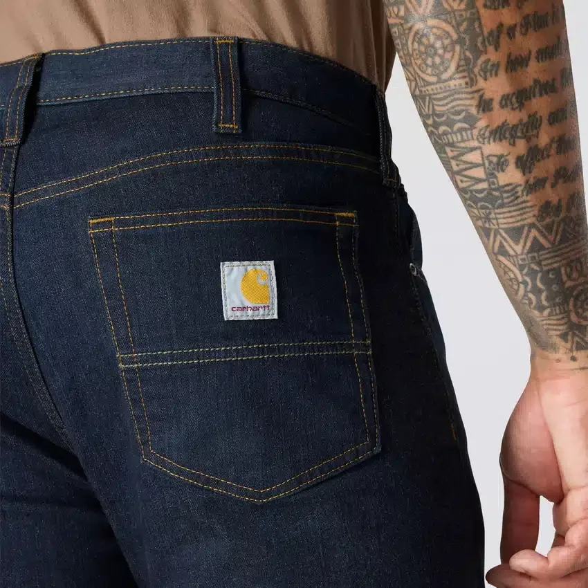 Men's Slim Tapered Rugged Flex Work Jeans