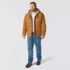 Men's Washed Duck Bartlett Sherpa-Lined Utility Jacket