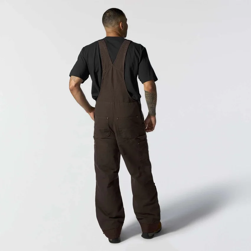 Men's Washed Duck Insulated Overalls