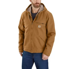 Men's Washed Duck Sierra Sherpa-Lined Jacket