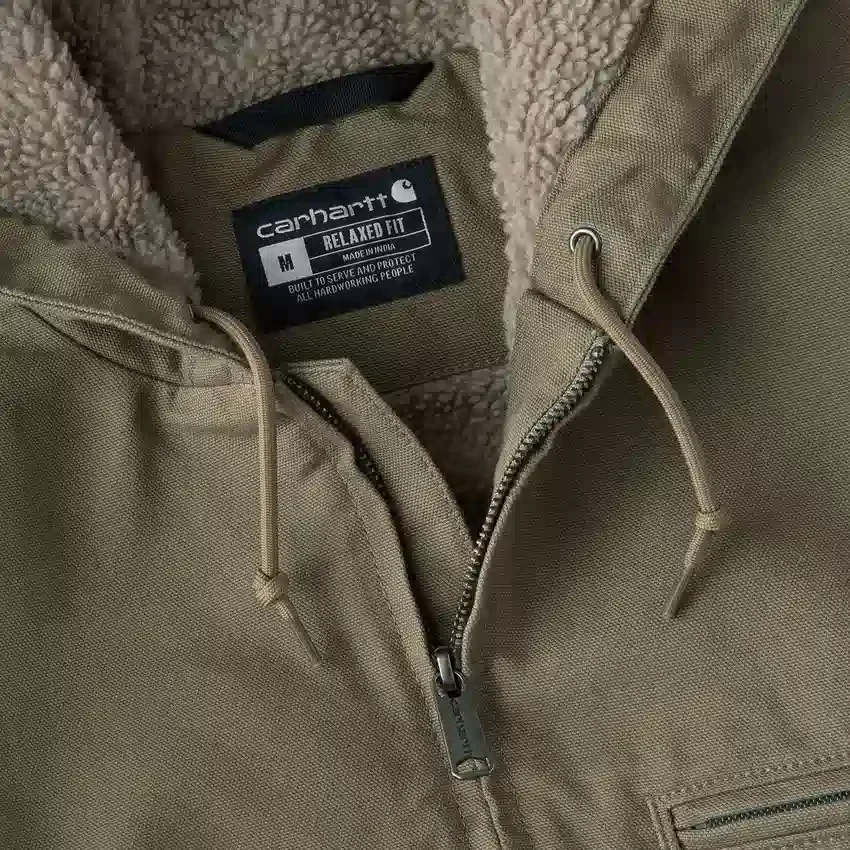 Men's Washed Duck Sierra Sherpa-Lined Jacket