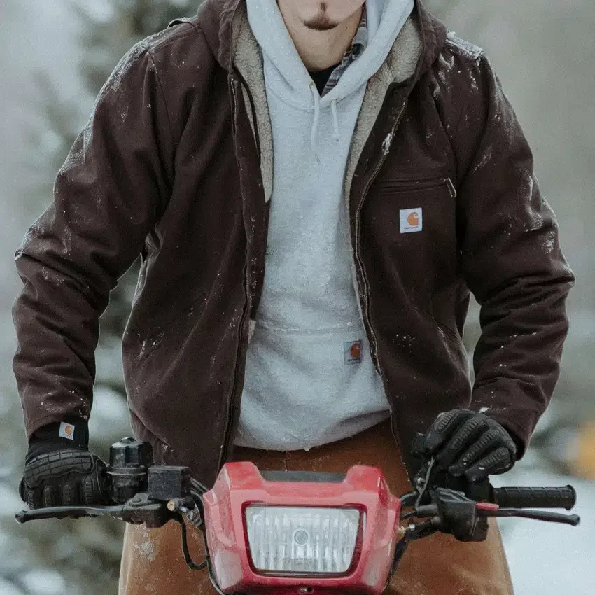 Men's Washed Duck Sierra Sherpa-Lined Jacket