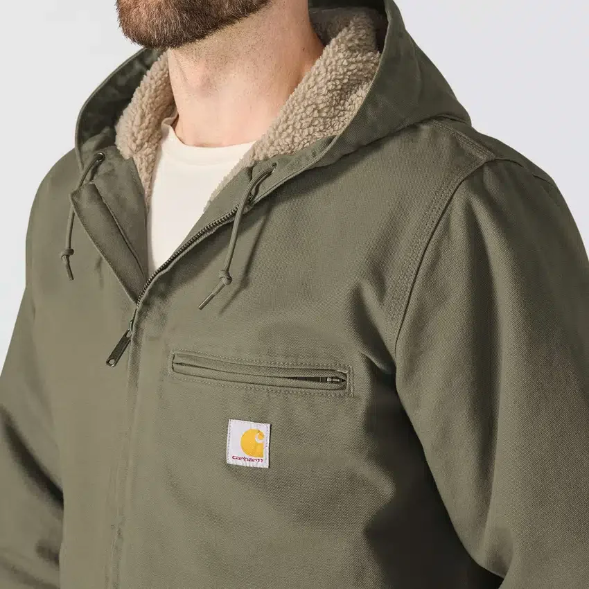 Men's Washed Duck Sierra Sherpa-Lined Jacket