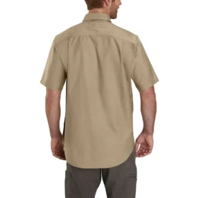 Men’s Windham Relaxed Fit Short Sleeve Canvas Shirt