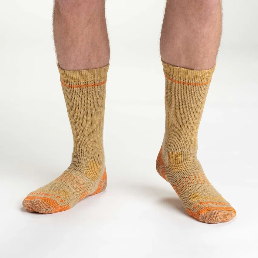 Midweight Synthetic-Wool Blend Boot Sock 2-Pack