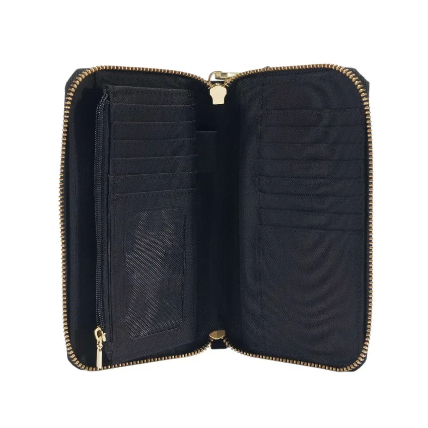 Nylon Duck Lay-Flat Clutch Wallet