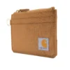 Nylon Duck Zippered Card Keeper Wallet
