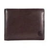 Oil Tan Leather Passcase Wallet