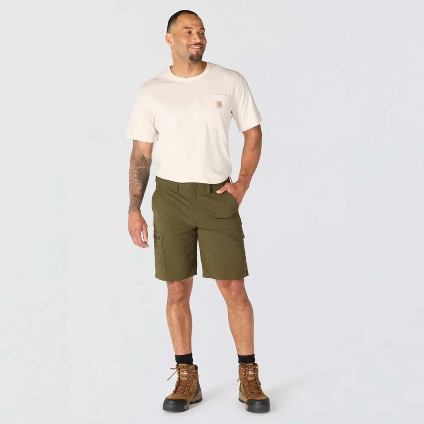 Relaxed Fit 10" Force Ripstop Cargo Shorts - Work Shorts