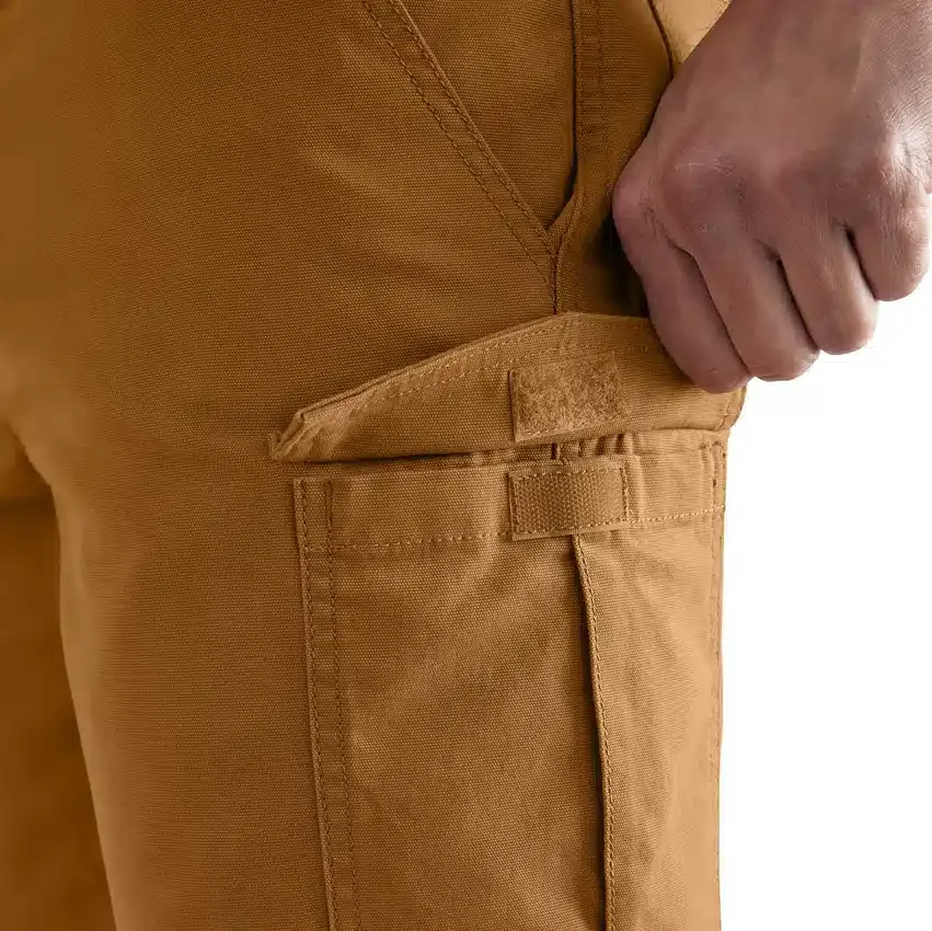 Relaxed Fit 9" Rigby Canvas Cargo Shorts - Work Shorts