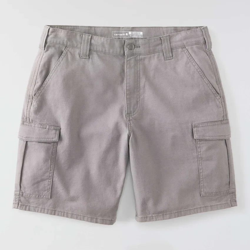 Relaxed Fit 9" Rigby Canvas Cargo Shorts - Work Shorts