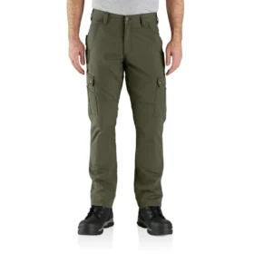 Relaxed Straight Ripstop Double Knee Cargo Pants - Work Pants