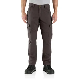 Relaxed Straight Ripstop Double Knee Cargo Pants - Work Pants
