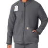 Rugged Flex® Peak Bonded Fleece Scrub Jacket