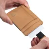 Saddle Leather Front Pocket Wallet