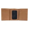 Saddle Leather Trifold Wallet