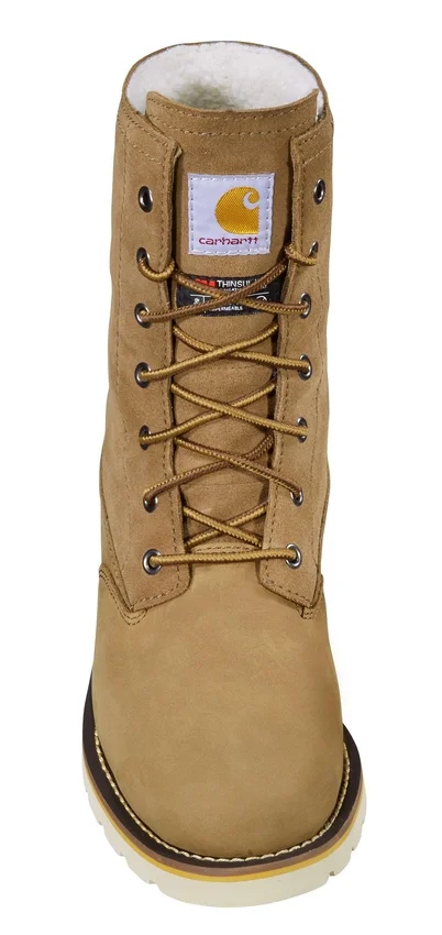 Women's 8" Waterproof Insulated Wedge Fold Down Winter Boot