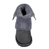Women's 8" Waterproof Insulated Wedge Fold Down Winter Boot