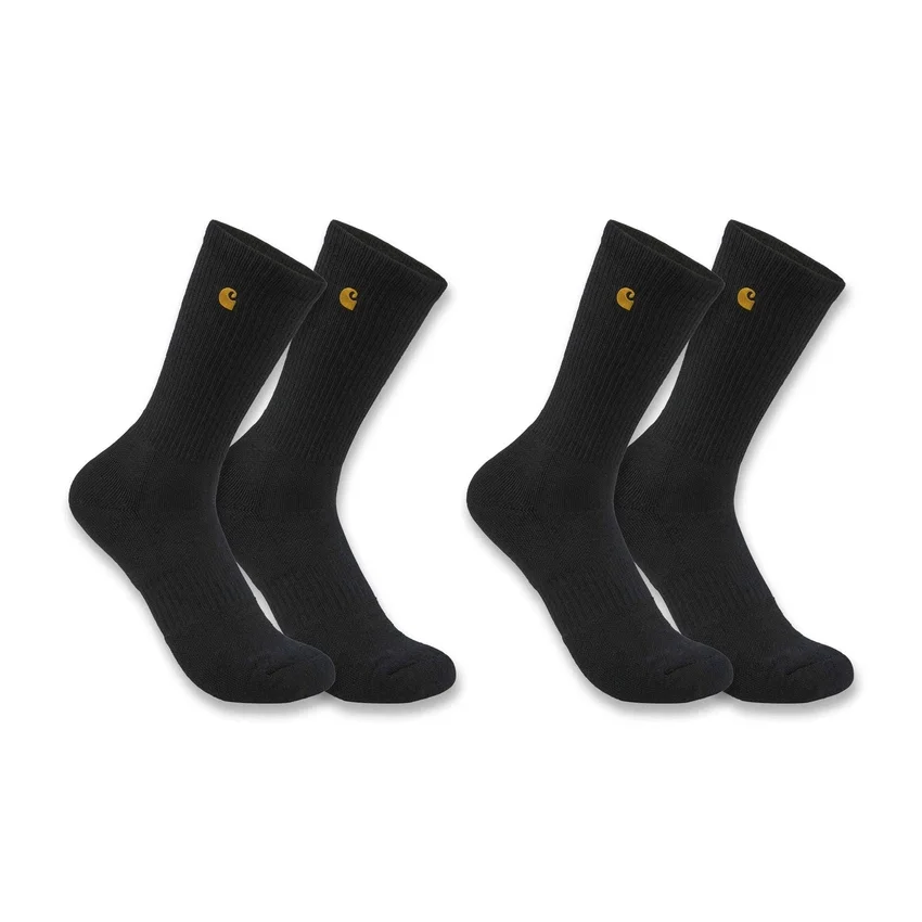 Women's Carhartt Force® Midweight Crew Sock 2-Pack