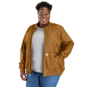 Women’s Crawford Relaxed Fit Canvas Bomber Jacket