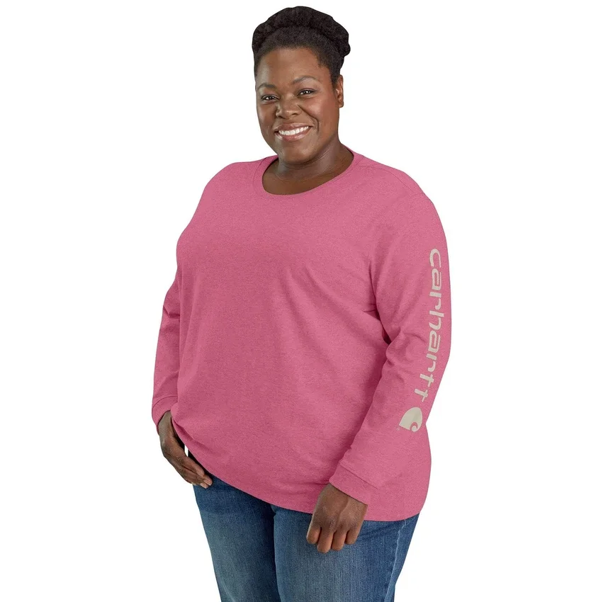 Women's Dearborn Loose Fit Heavyweight Long Sleeve Logo T-Shirt