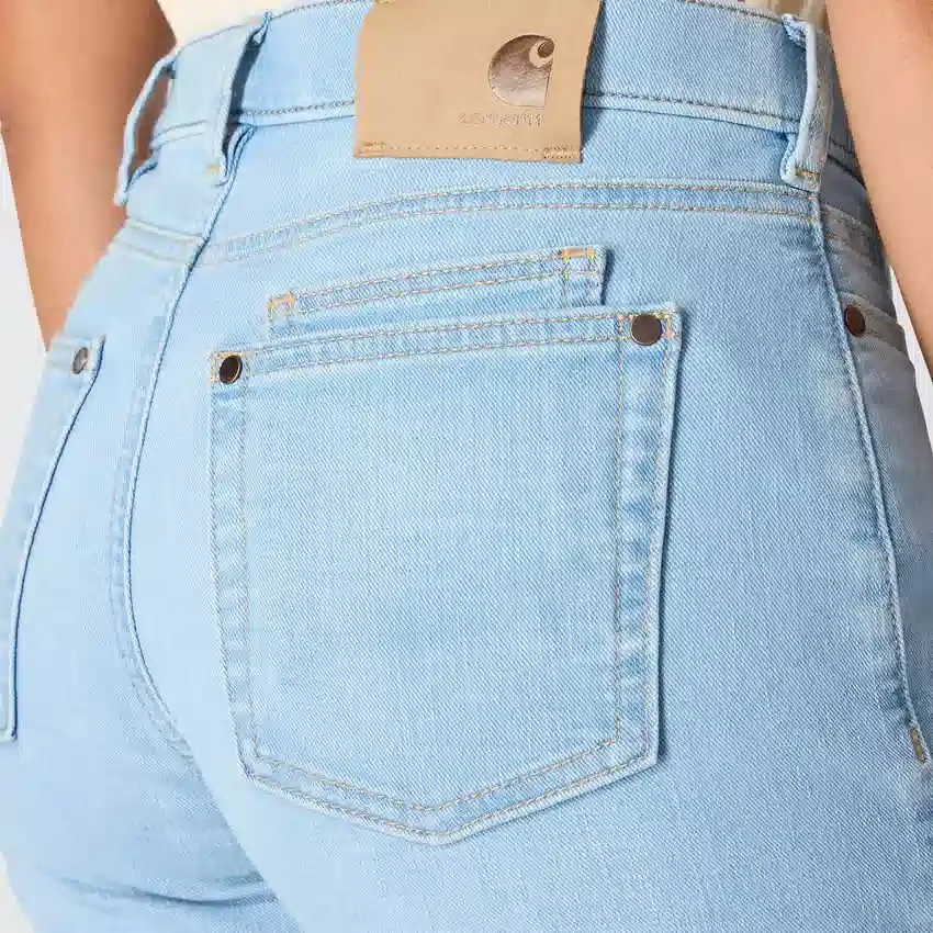 Women's Essential Mid-Rise Straight Leg Stretch Jeans