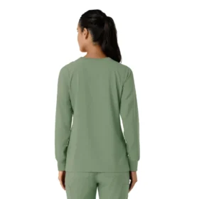 Women’s Force Cross-Flex Crew Neck Long Sleeve Scrub Top