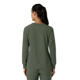 Women’s Force Cross-Flex Crew Neck Long Sleeve Scrub Top