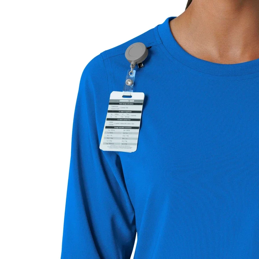 Women's Force Cross-Flex Crew Neck Long Sleeve Scrub Top