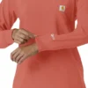 Women's Force Cross-Flex Crew Neck Long Sleeve Scrub Top