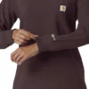 Women's Force Cross-Flex Crew Neck Long Sleeve Scrub Top