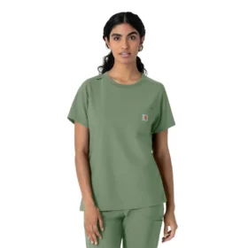 Women's Force Cross-Flex Crew Neck Scrub Top