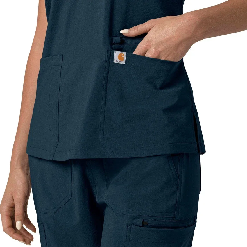 Women's Force Cross-Flex Flex Panel V-Neck Scrub Top