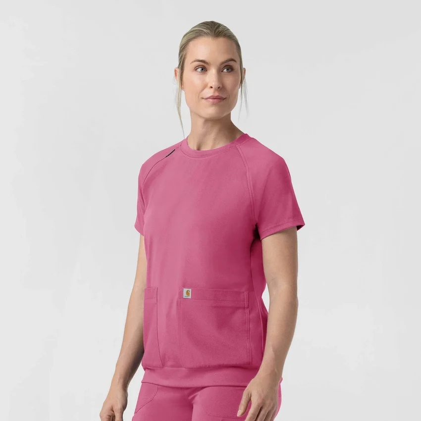 Women's Force Cross-Flex Knit Crew Neck Scrub Top