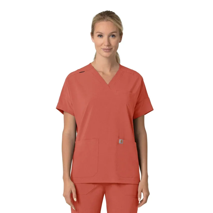 Women's Force Cross-Flex Oversized V-Neck Scrub Top