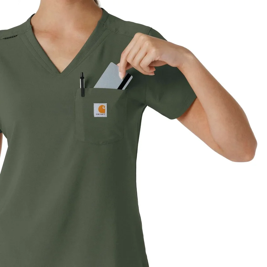 Women's Force Cross-Flex Tuck-In Scrub Top