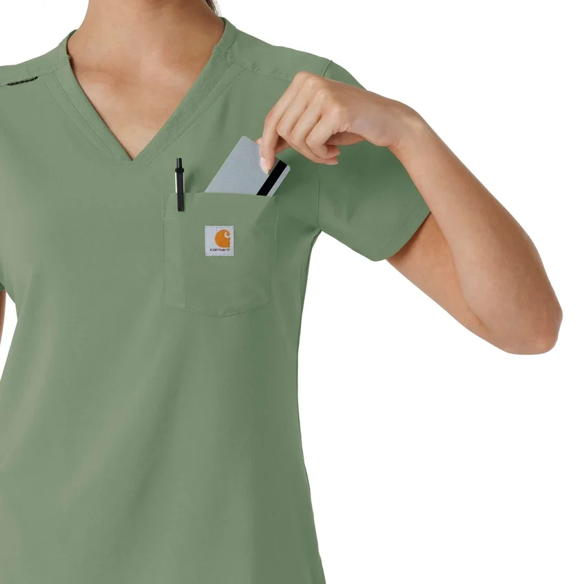 Women's Force Cross-Flex Tuck-In Scrub Top