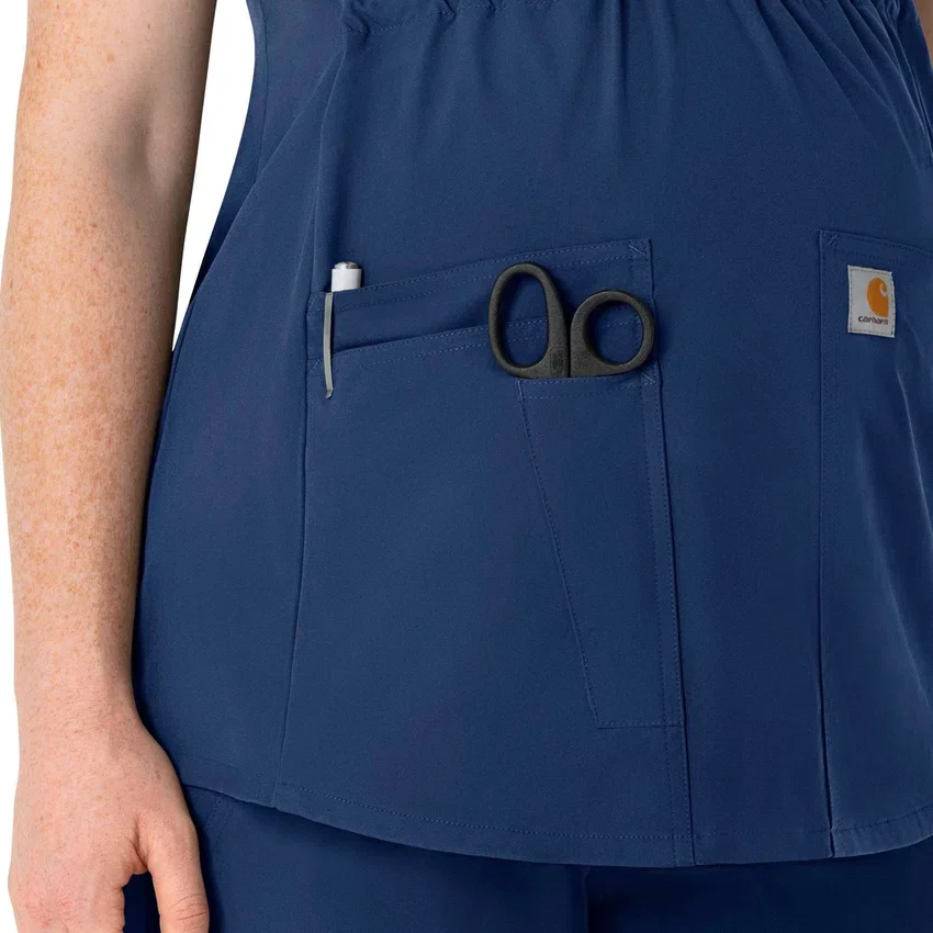 Women's Force Essentials Henley Maternity Scrub Top