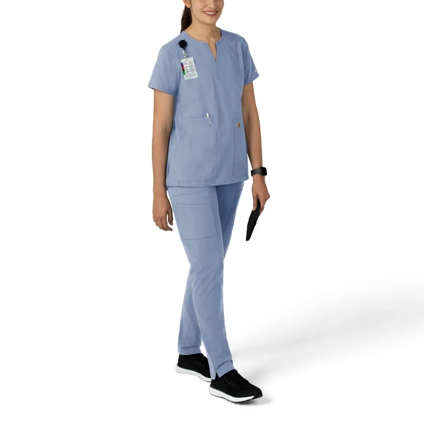 Women's Force Essentials Notch Neck Tunic Scrub Top