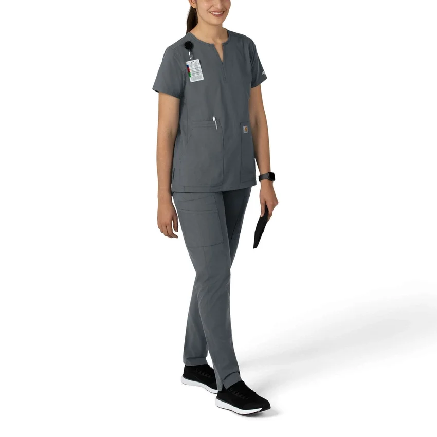 Women's Force Essentials Notch Neck Tunic Scrub Top