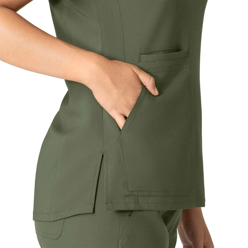 Women's Force Essentials Notch Neck Tunic Scrub Top